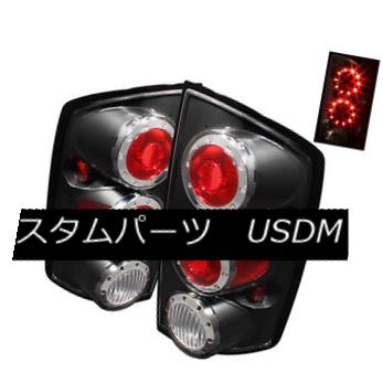 テールライト Dodge 02-06 Ram 1500 03-05 2500/3500 Black LED Tail Brake Lights Left & Right ドッジ02-06 RAM 1500 03-05 2500/3500ブラックLEDテールブレーキライト左＆amp; 右 【並行輸入品】