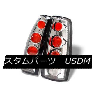 テールライト Chevy GMC 88-98 C/K Series Suburban Yukon Tahoe Chrome Housing Rear Tail Lights シボレーGMC 88-98 C / Kシリーズ郊外ユーコンタホクロームハウジングリアテールライト 【並行輸入品】