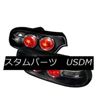 テールライト Mazda 93-01 RX-7 Black Rear Tail Lights Brake Lamp Set Base Touring R2 Coupe マツダ93-01 RX-7ブラックリアテールライトブレーキランプセットベースツーリングR2クーペ 【並行輸入品】
