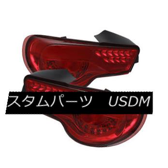 テールライト Fit Scion/Subaru 12-15 FRS/BRZ Red LED Rear Tail Brake Lights Left & Right Side フィットシオン/スバル12-15 FRS / BRZレッドLEDリアテールブレーキライト左＆amp; 右側 【並行輸入品】