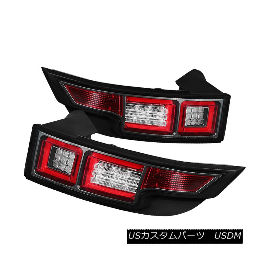 テールライト Land Rover 12-15 Range Rover Evoque Black LED Neon Tube Rear Tail Brake Lights ランドローバー12-15レンジローバーEvoqueブラックLEDネオンチューブリアテールブレーキライト 【並行輸入品】