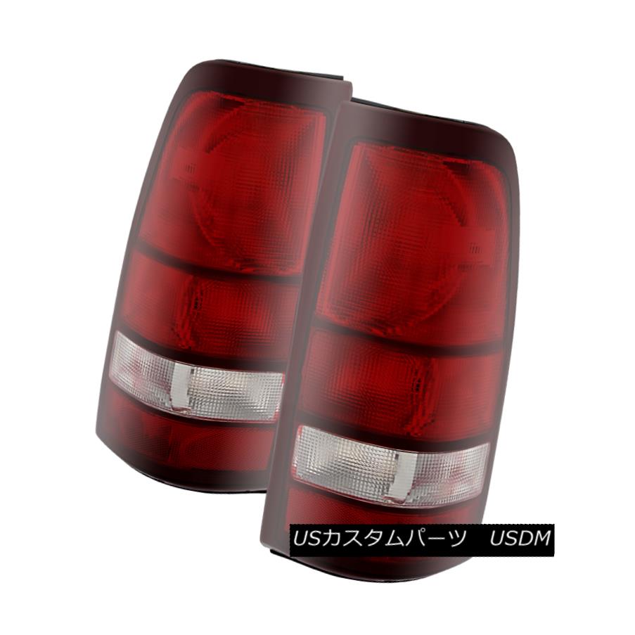 テールライト 99-02 Silverado 99-03 Sierra 1500/2500/3500 Factory Style Red Smoked Tail Lights 99-02 Silverado 99-03 Sierra 1500/2500/3500ファクトリースタイルレッドスモークテールライト 【並行輸入品】