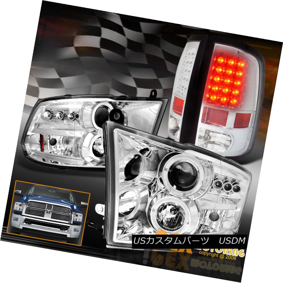 テールライト 2009-2016 Dodge Ram 1500 2500 3500 Halo Projector Headlights W/ LED Tail Lights 2009-2016 Dodge Ram 1500 2500 3500 HaloプロジェクターヘッドライトW / LEDテールライト 【並行輸入品】