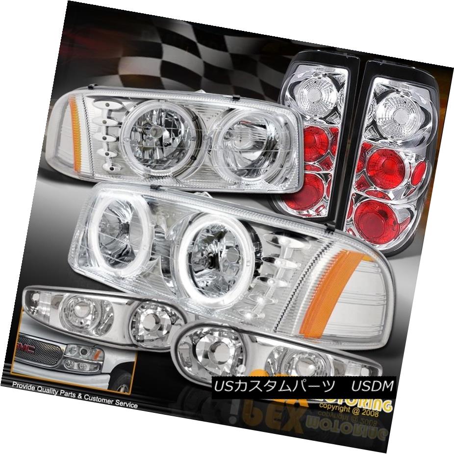 ライト ランプ 値段が激安 テールライト Chrome 1500 2500ハローヘッドライト テールランプ 信号 Denali Sierra Gmc 04 06 Chrome Signals Lamp Tail Light Head Halo 1500 2500 Denali Sierra Gmc 04 06 Kwakuku Com