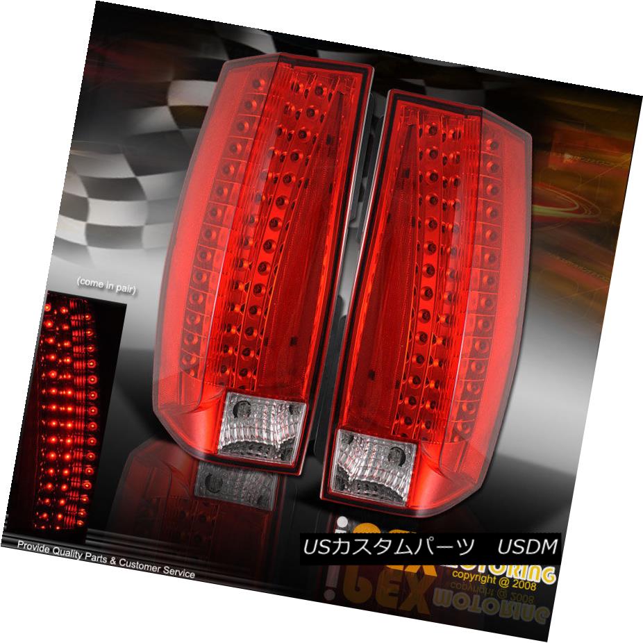 テールライト 2007-2013 Chevy Tahoe Suburban Yukon XL Denail LED Tail Lights Brake Lamps RED 2007-2013シボレータホ郊外ユーコンXL Denali LEDテールライトブレーキランプRED 【並行輸入品】
