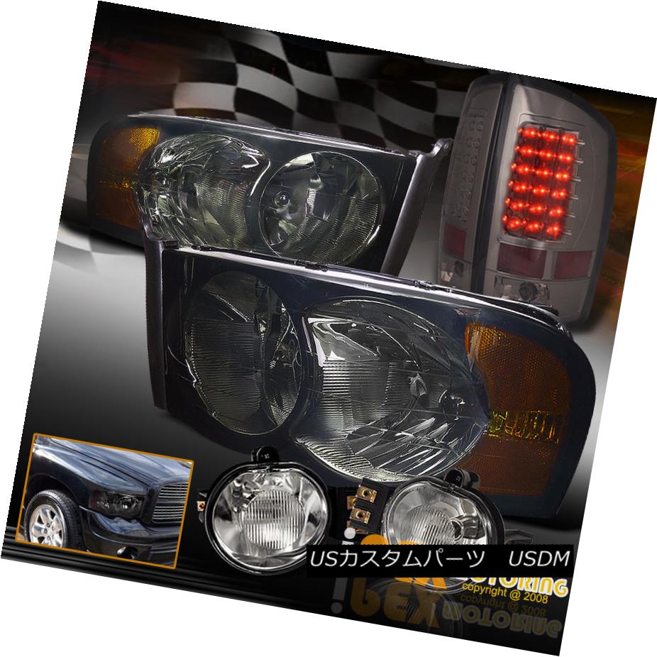 テールライト HOT Dodge Ram 1500 2500 3500 Smoke Headlight + LED Smoke Tail Light+ Fog Light HOT Dodge Ram 1500 2500 3500スモークヘッドライト+ LEDスモークテールライト+フォグライト 【並行輸入品】 55,506円