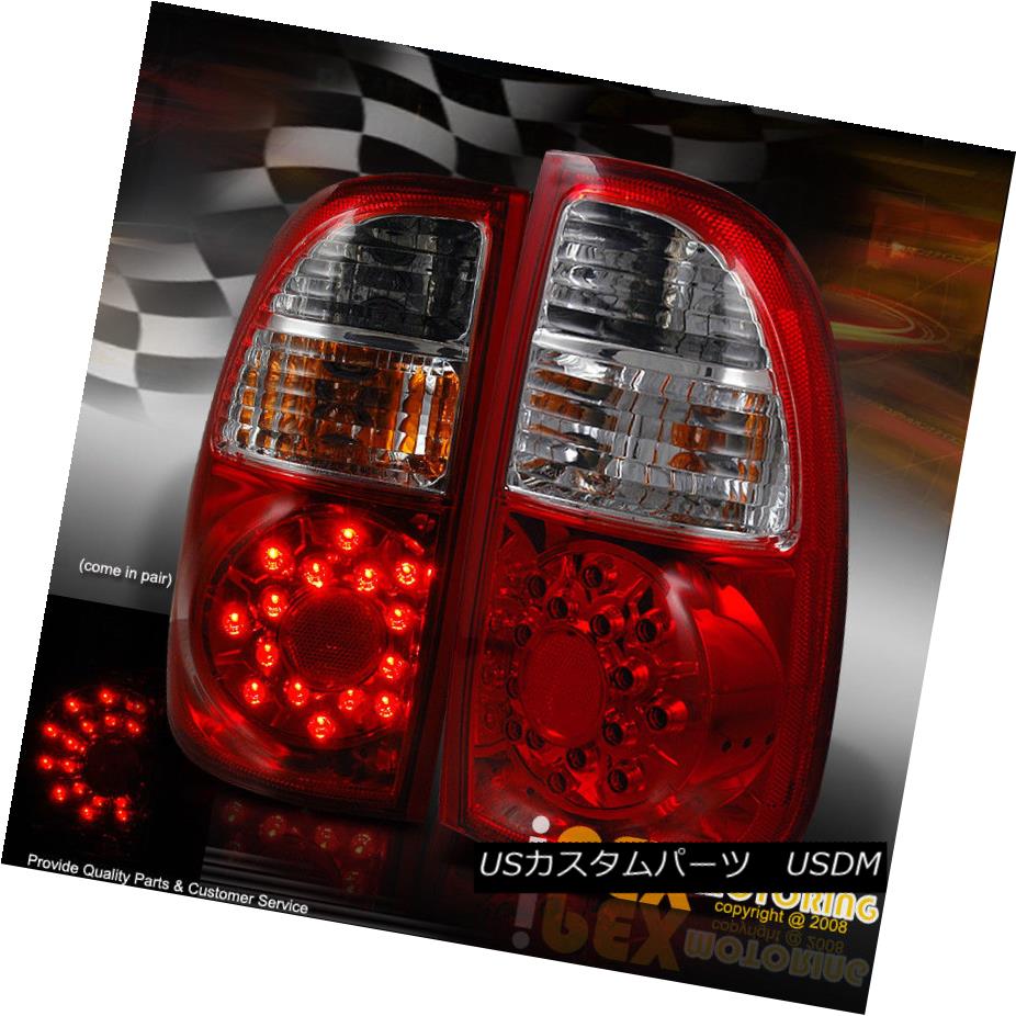 テールライト 2005-2006 Toyota Tundra [ACCESS/EXTENDED CAB] Red LED Tail Light Lamp+All Bulbs 2005-2006トヨタ・トンドラ[ACCESS / EXTEND ED CAB]赤色LEDテールライトランプ+すべての電球 【並行輸入品】