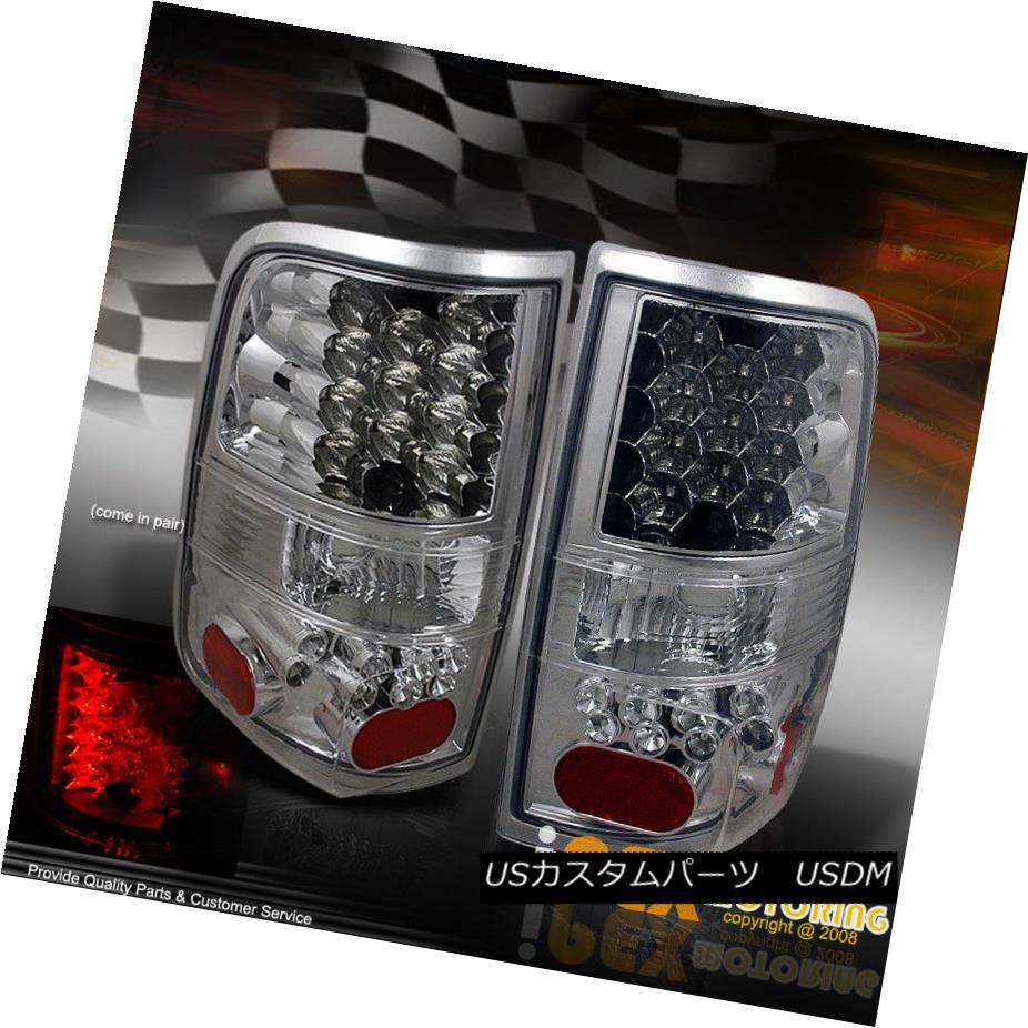 テールライト [HONEY COMBO Style LED] 2004-2008 Ford F150 LED Chrome Tail Light Brake Lamps [ハニーコンボスタイルLED] 2004-2008フォードF150 LEDクロームテールライトブレーキランプ 【並行輸入品】