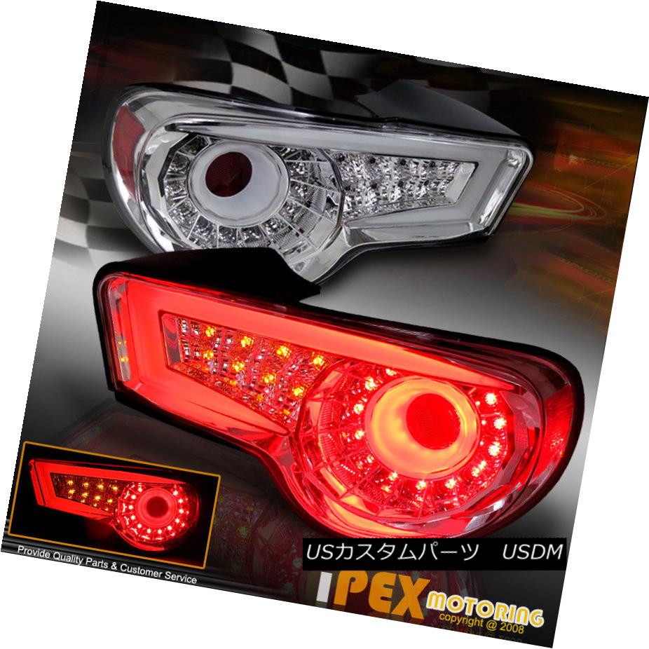 テールライト For 2012 - 2014 Scion FRS FR-S/Subaru BRZ LED Signals/Brake Tail Light Chrome Scion FRS FR-S / Subaru BRZ LEDシグナル/ブレーキテールライトクローム 【並行輸入品】