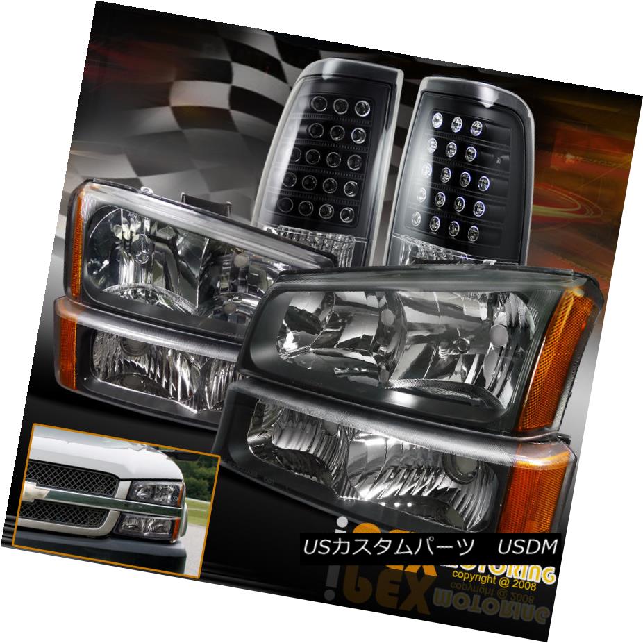 テールライト 2003-2006 Chevy Silverado 1500 2500HD Headlights + Plug N Play LED Tail Light 2003-2006シボレーシルバラード1500 2500HDヘッドライト+プラグNテールライトLED 【並行輸入品】