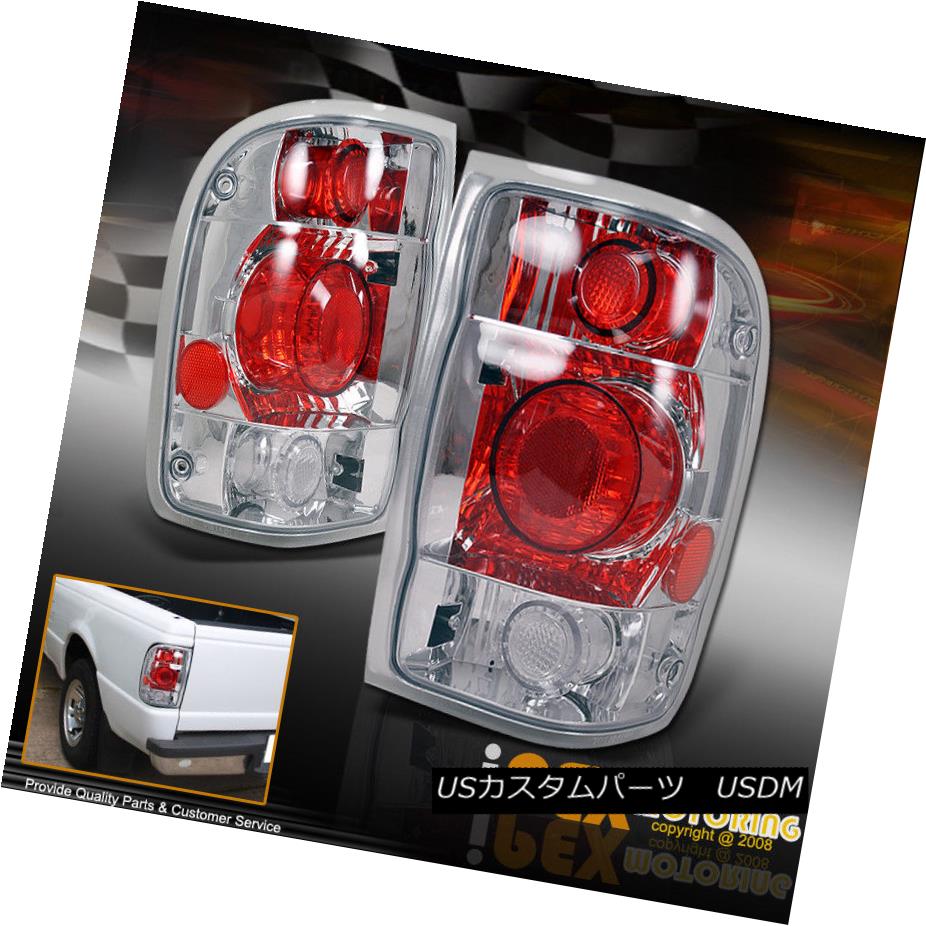 テールライト 1998 1999 2000 Ford Ranger Euro Chrome Rear Tail Lights ( New + Free Shipping ) 1998 1999 2000フォードレンジャーユーロクロームリアテールライト（新品+送料無料） 【並行輸入品】