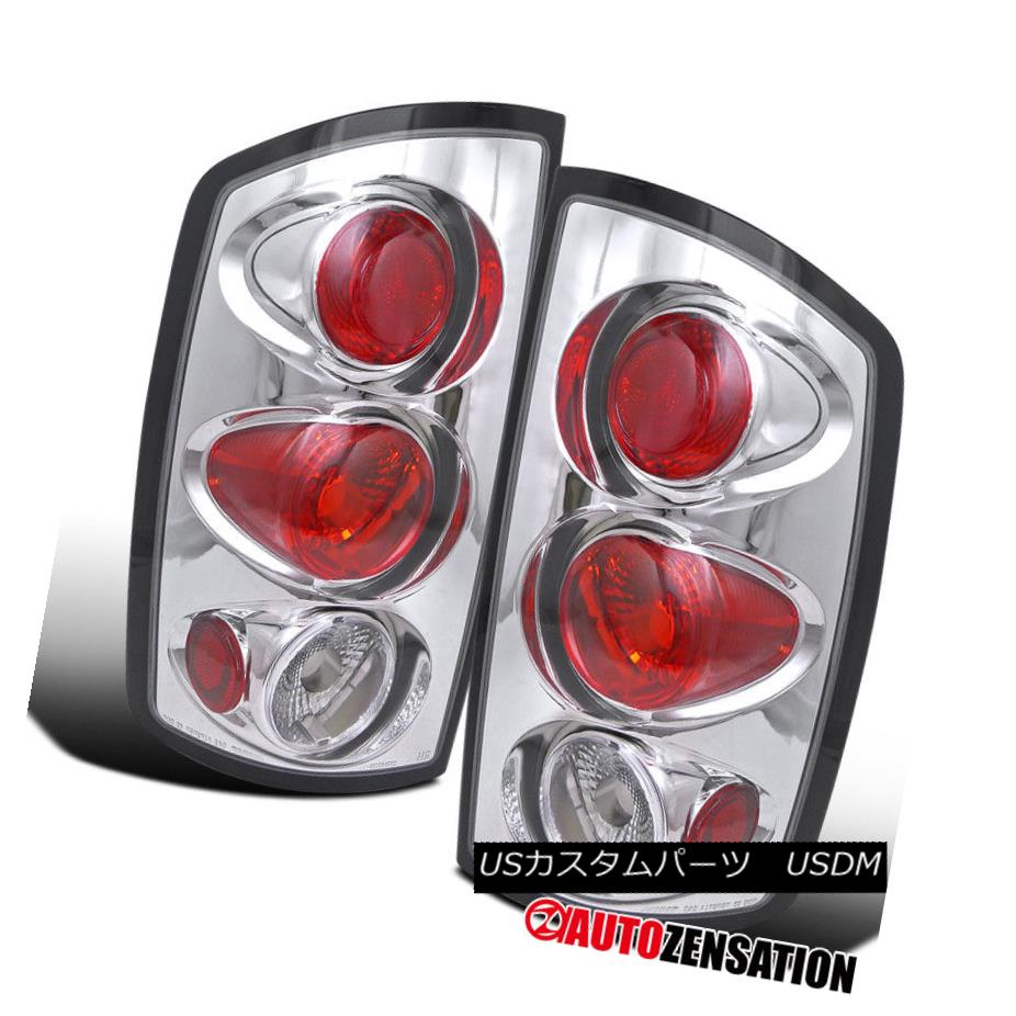 テールライト 02-06 Dodge Ram Truck Pickup Chrome Clear Altezza Tail Lights 02-06ダッジラムトラックピックアップクロームクリアAltezzaテールライト 【並行輸入品】