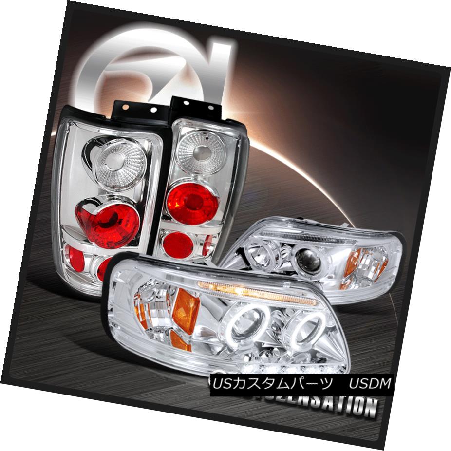 テールライト 97-02 Expedition LED DRL Halo Projector Clear Headlights & Altezza Tail Lamps 97-02遠征LED DRLハロープロジェクタークリアヘッドライト＆amp; Altezzaテールランプ 【並行輸入品】 43,544円