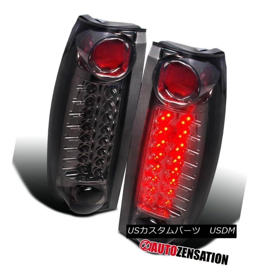 テールライト 88-98 Chevy GMC C/K C10 Silverado Sierra LED Smoke Tint Rear Tail Lights 88-98シボレーGMC C / K C10 Silverado Sierra LEDスモークティントリアテールライト 【並行輸入品】