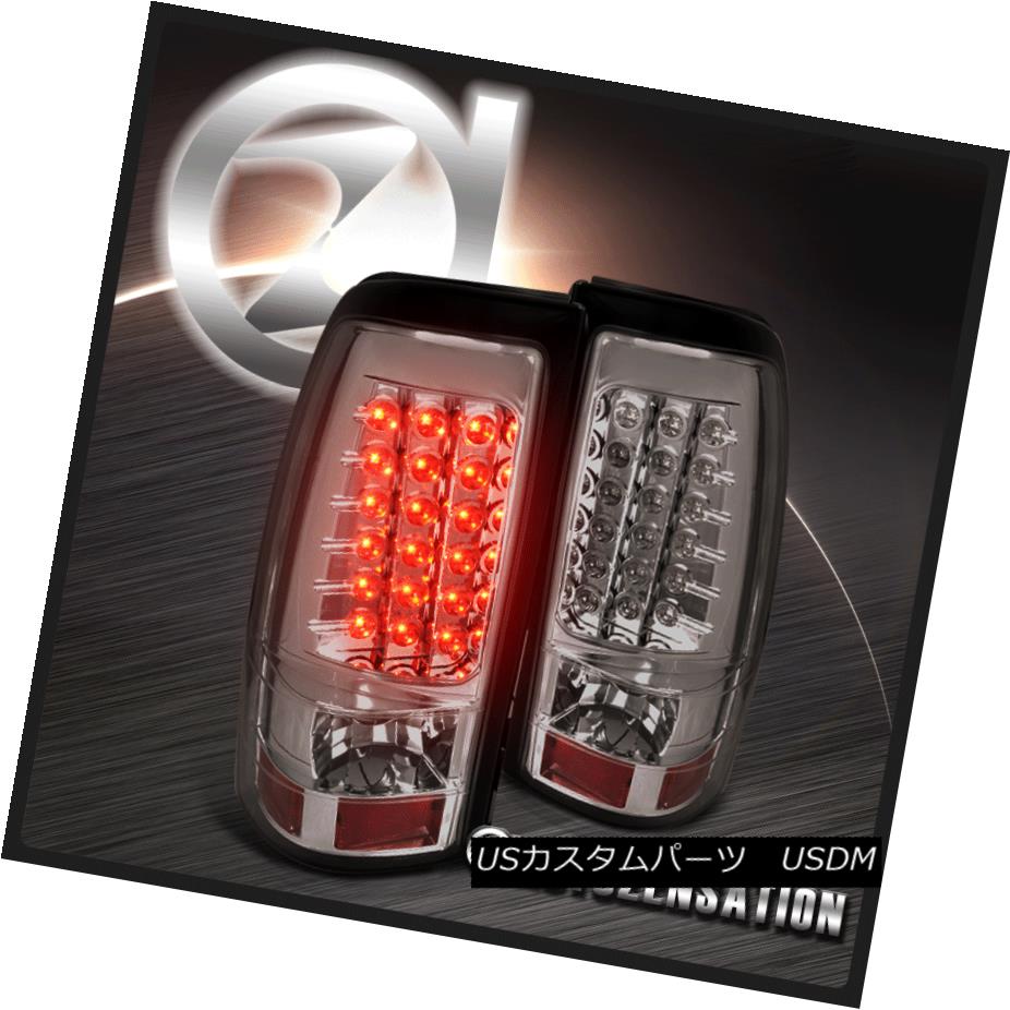 テールライト 04-06 Silverado Sierra 1500 2500 Hybrid Smoke LED Tail Brake Lights 04-06 Silverado Sierra 1500 2500ハイブリッド煙LEDテールブレーキライト 【並行輸入品】