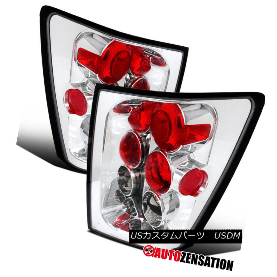 テールライト 05-06 Jeep Grand Cherokee Chrome Clear Rear Tail Brake Lights Pair 05-06ジープグランドチェロキークロームクリアリアテールブレーキライトペア 【並行輸入品】
