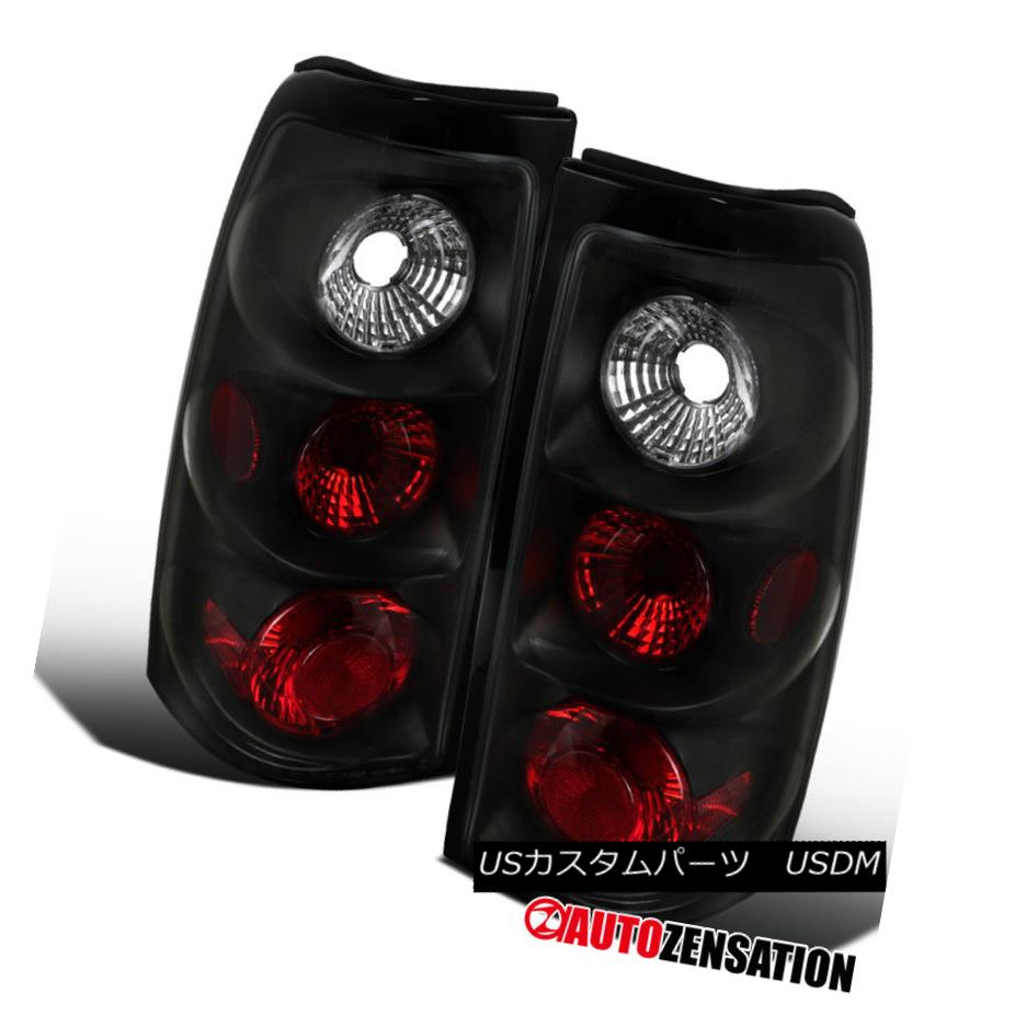 テールライト 1999-2002 Silverado Sierra Fleetside Black Altezza Style Tail Brake Lights Lamps 1999-2002シルバラードシエラフリートサイドブラックアルテッツァスタイルテールブレーキライトランプ 【並行輸入品】