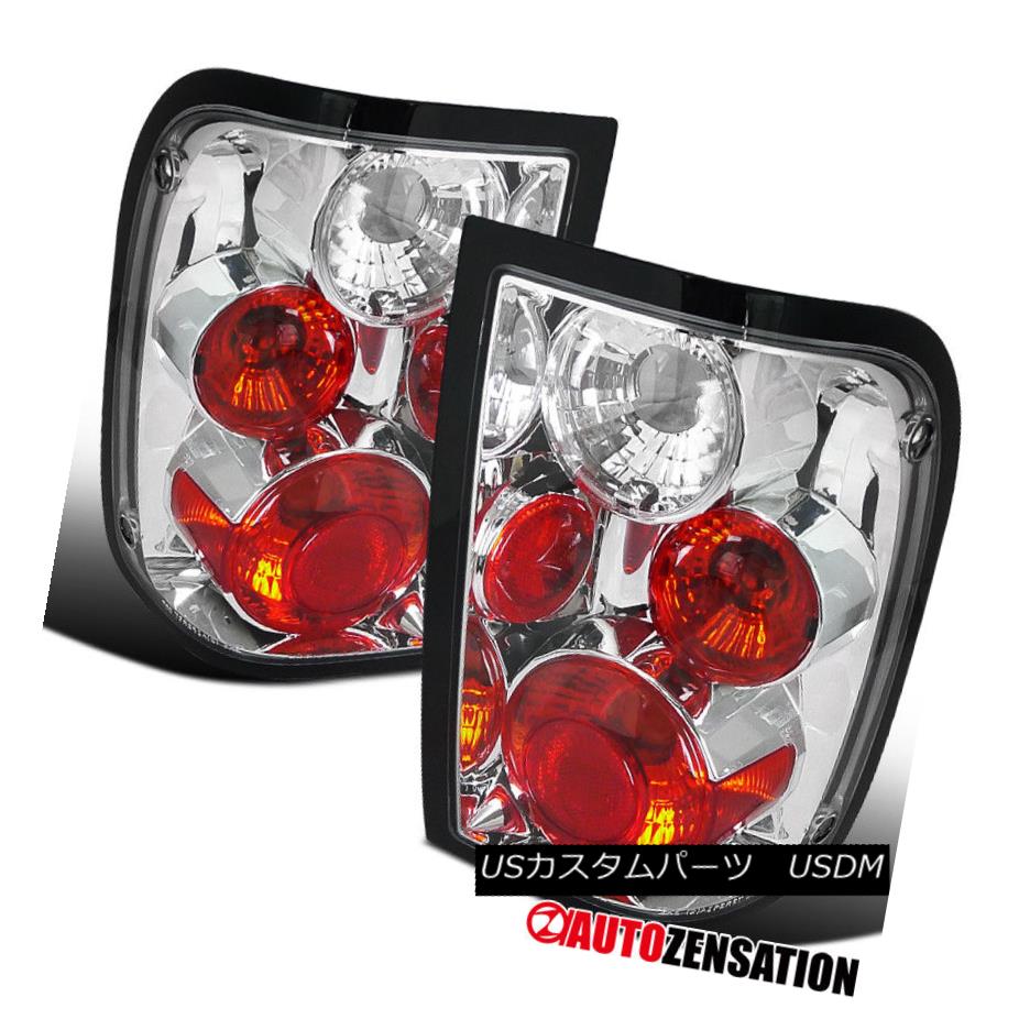 テールライト 2001-2005 Ford Ranger Chrome Housing Clear Altezza Tail Lights Rear Lamp 2001-2005フォードレンジャークロームハウジングクリアAltezzaテールライトリアランプ 【並行輸入品】