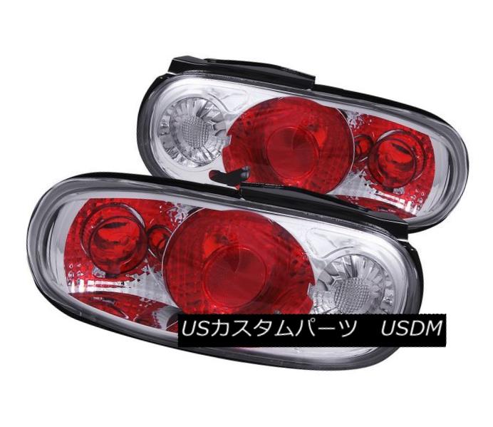 テールライト ANZO 221075 Set of 2 Chrome Tail Lights for 1990-1997 Mazda Miata ANZO 221075 1990-1997 Mazda Miata用クロームテールライト2個セット 【並行輸入品】