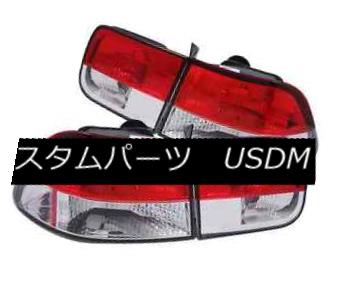 テールライト ANZO 221222 Set of 2 Red/Clear Lens Tail Lights for 92-96 Honda Civic 2-Door ANZO 221222 92-96 Honda Civic 2-Door用レッド/クリアレンズテールライト2個セット 【並行輸入品】 44,616円
