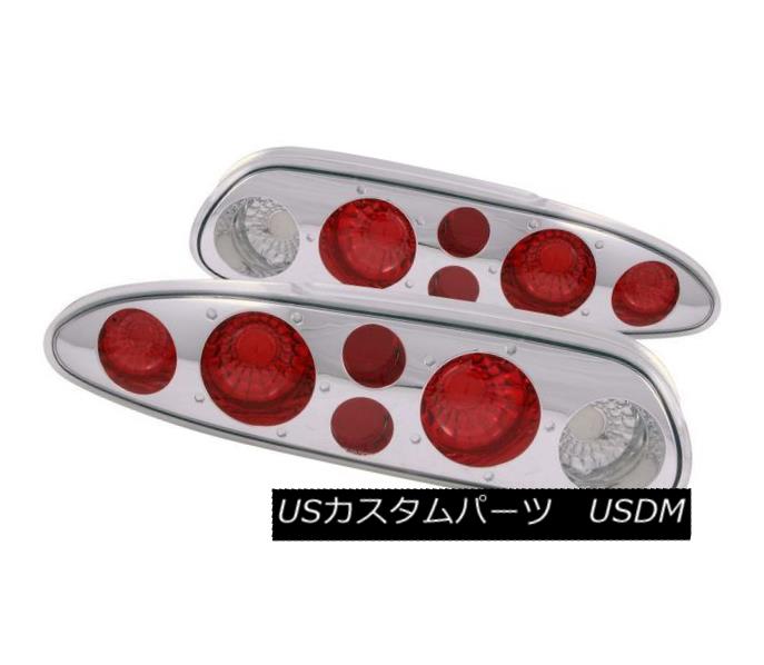 テールライト ANZO 221011 Set of 2 Chrome Tail Lights for 1993-2002 Chevrolet Camaro ANZO 221011 1993-2002シボレーカマロのための2つのクロームテールライトのセット 【並行輸入品】