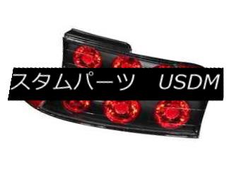 テールライト ANZO 221084 Set of 2 Black G2 Style Tail Lights for 95-99 Mitsubishi Eclipse ANZO 221084 95-99三菱Eclipse用の2つのブラックG2スタイルテールライトのセット 【並行輸入品】