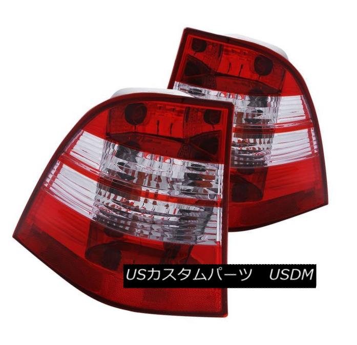 テールライト ANZO 221134 Set of 2 Red/Clear Lens Tail Lights for 98-05 Mercedes-Benz M-Class ANZO 221134 98-05 Mercedes-Benz M-Class用レッド/クリアレンズテールライト2個セット 【並行輸入品】