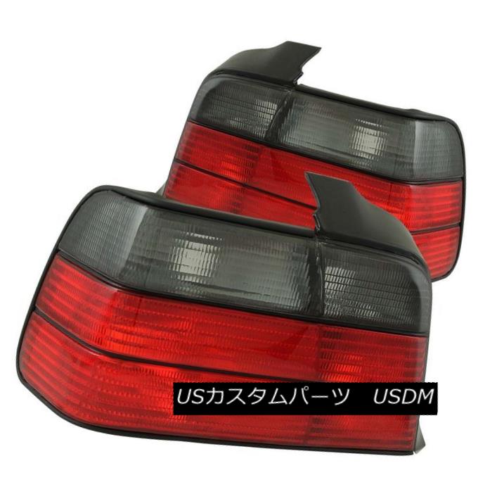 テールライト ANZO 221200 Pair Red/Smoke Lens Incandescent Tail Lights for BMW 3-Series 4DR ANZO 221200ペアレッド/スモークレンズ白熱テールライトBMW 3シリーズ4DR用 【並行輸入品】