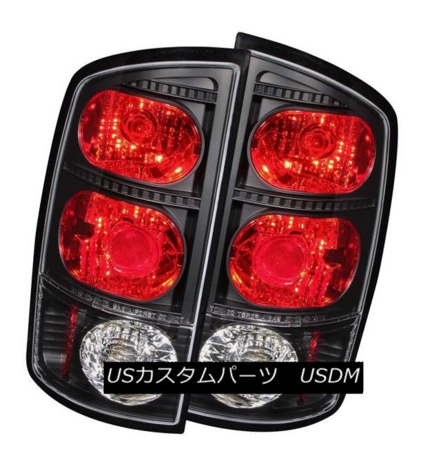 テールライト ANZO 211045 Set of 2 Black Tail Lights for Dodge Ram 1500/2500/3500 ANZO 211045ダッジラム1500/2500/3500用の2つの黒いテールライトのセット 【並行輸入品】