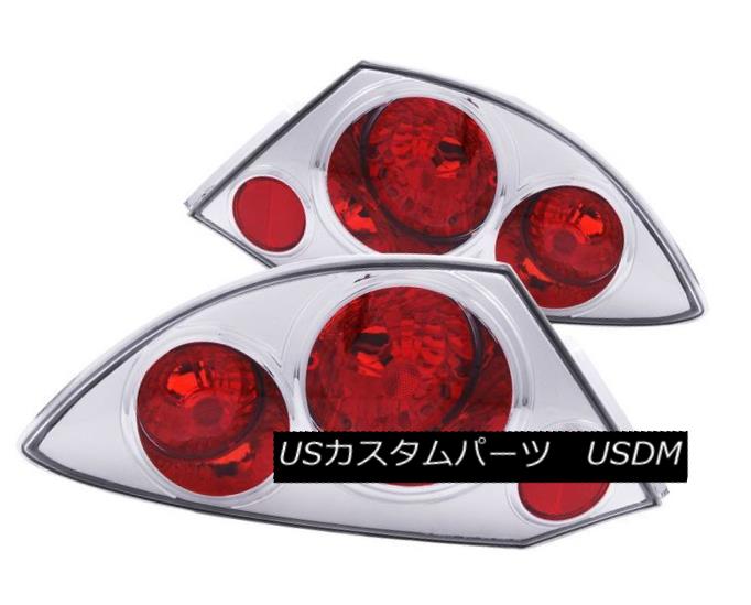 テールライト ANZO 221080 Set of 2 Chrome Tail Lights for 2000-2005 Mitsubishi Eclipse ANZO 221080 2000年?2005年の2つのクロームテールライトのセットMitsubishi Eclipse 【並行輸入品】 36,322円