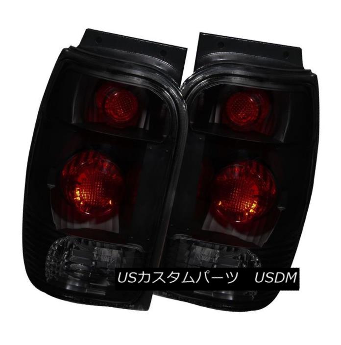 テールライト ANZO 221186 Set of 2 Dark Smoke Lens Tail Lights for 98-01 Explorer/Mountaineer ANZO 221186 98-01エクスプローラ/マウント aineerのための2つの暗い煙のレンズテールライトのセット 【並行輸入品】