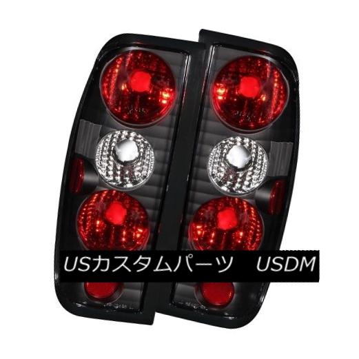 テールライト ANZO 211115 Black Halogen Tail Lights for 98-04 Nissan Frontier (Set of 2) ANZO 211115 98-04日産フロンティア用ブラックハロゲンテールライト（2個セット） 【並行輸入品】