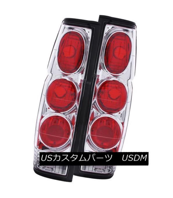 テールライト ANZO 211116 Set of 2 Chrome G2 Style Tail Lights for 86-94 Nissan D21 Hardbody ANZO 211116 86-94日産D21ハードボディ用クロムG2スタイルテールライト2個セット 【並行輸入品】