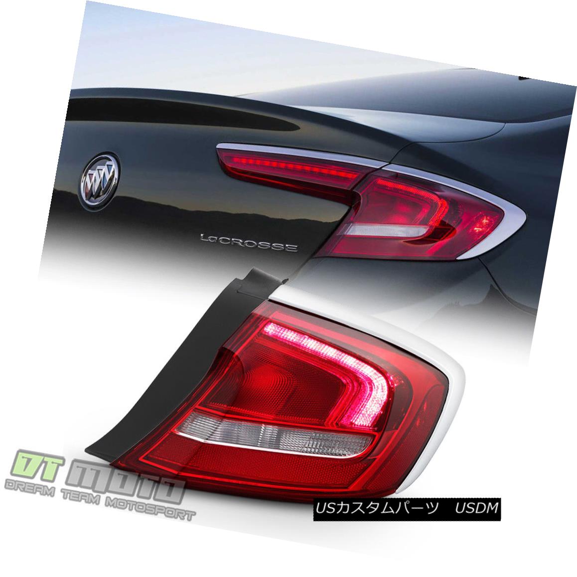 テールライト 2017-2018 Buick LaCrosse LED Tail Lights Berake Lamps Right Passenger Side-Outer 2017-2018ビュイックラクロスLEDテールライトブレーキランプ右乗客サイドアウター 【並行輸入品】