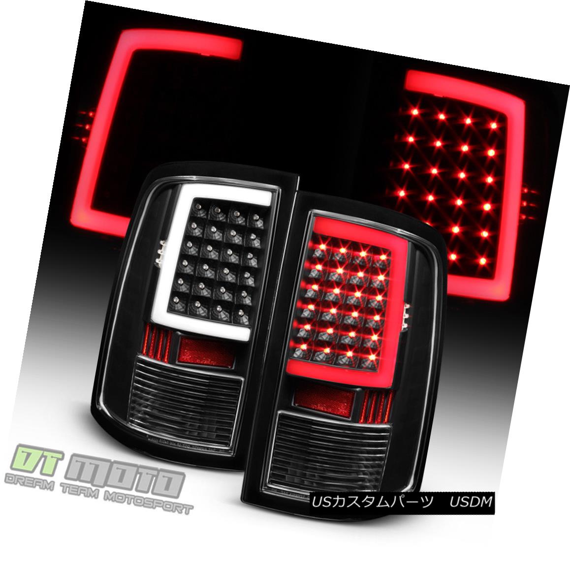 テールライト Black 2009-2017 Dodge Ram 1500 10-17 2500 3500 LED Bar Tail Lights Brake Lamps 黒2009-2017 Dodge Ram 1500 10-17 2500 3500 LEDバーテールライトブレーキランプ 【並行輸入品】