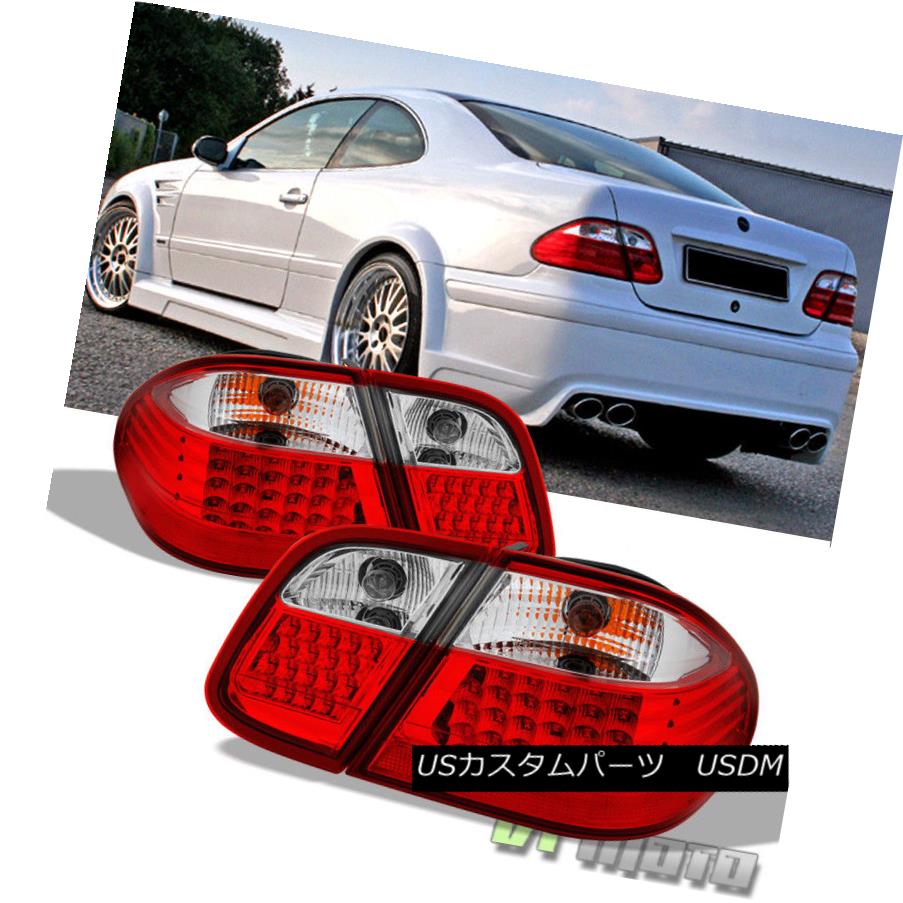 テールライト 1998-2002 Mercedes Benz W208 CLK320 CLK430 CLK55 AMG LED Tail Lights Brake Lamps 1998-2002 Mercedes Benz W208 CLK320 CLK430 CLK55 AMG LEDテールライトブレーキランプ 【並行輸入品】