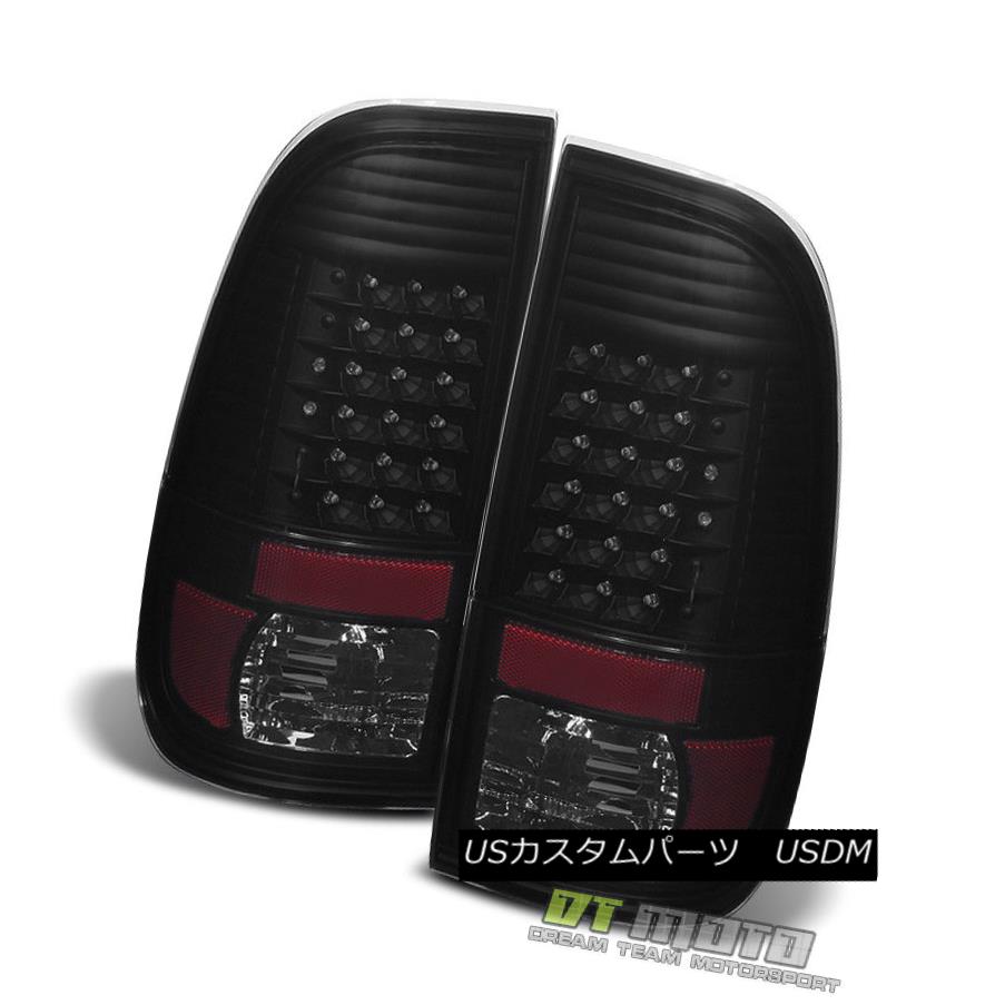 テールライト Black Smoke 2008-2016 Ford F250 F350 Super Duty LED Tail Lights Lamps Left+Right ブラックスモーク2008-2016フォードF250 F350スーパーデューティLEDテールライトランプ左+右 【並行輸入品】