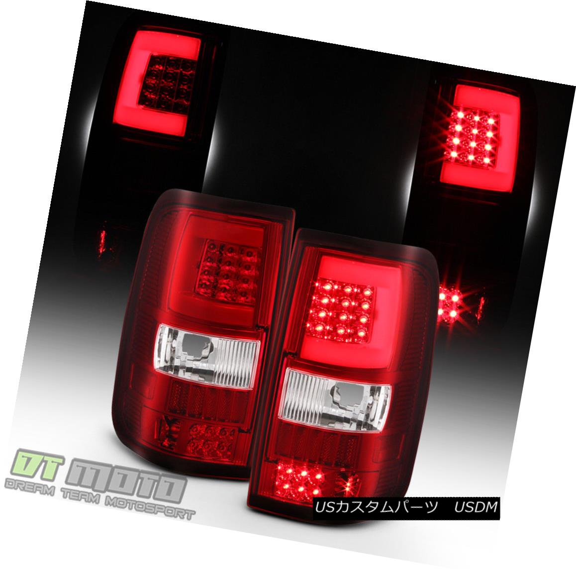 テールライト [New LED Light Tube Style] 2004-2008 Ford F150 LOBO LED Tail Lights Brake Lamps [新しいLEDライトチューブスタイル] 2004-2008 Ford F150 LOBO LEDテールライトブレーキランプ 【並行輸入品】