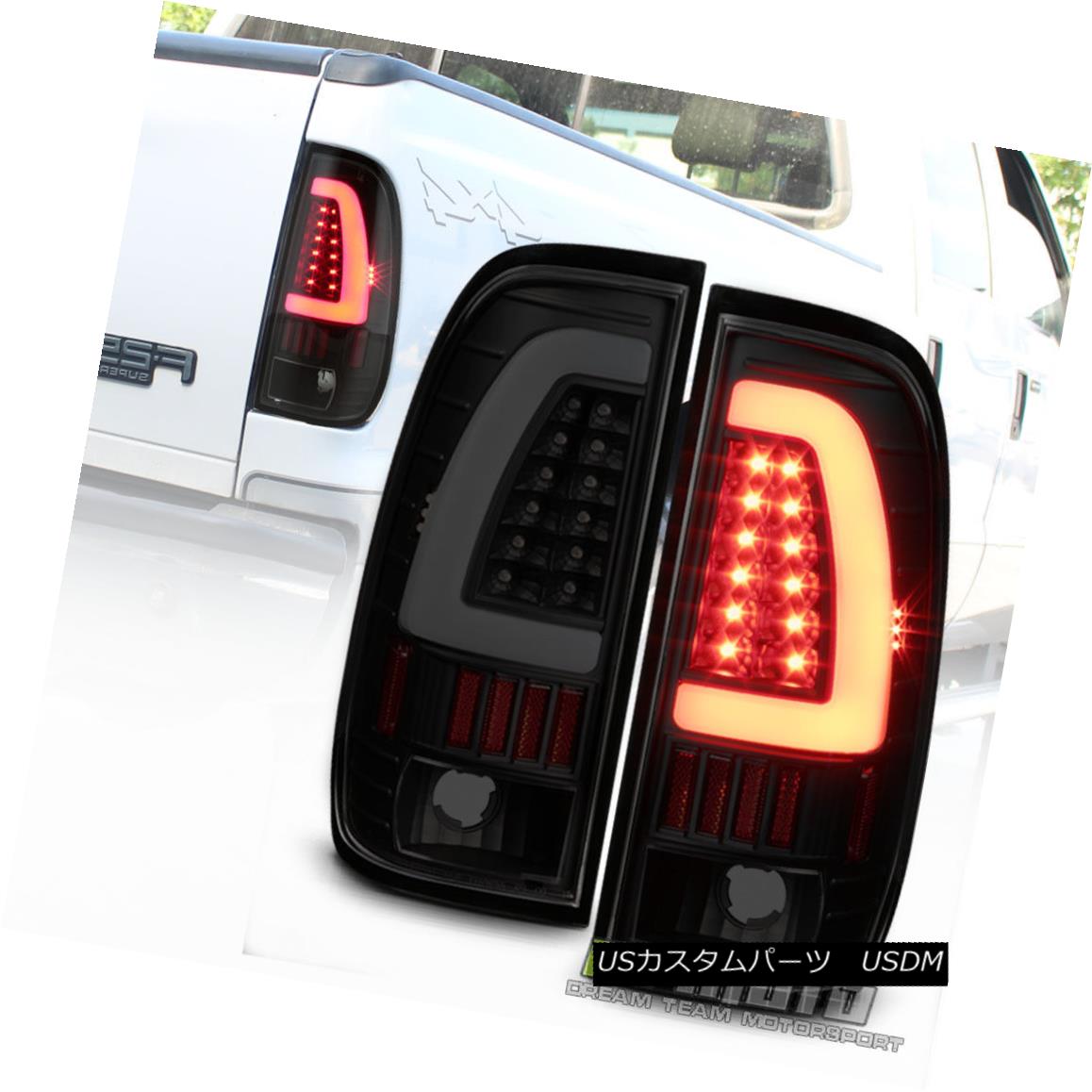 テールライト Black Smoke 1997-2003 Ford F-150 99-07 F-250 F-350 Light Tube LED Tail Lamp Set ブラックスモーク1997-2003フォードF-150 99-07 F-250 F-350ライトチューブLEDテールランプセット 【並行輸入品】