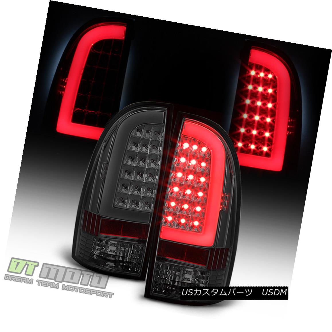 テールライト Smoked 2005-2015 Toyota Tacoma TRD LED Light Tube Tail Lights Brake Lamps 05-15 スモーク2005-2015トヨタタコマTRD LEDライトチューブテールライトブレーキランプ05-15 【並行輸入品】
