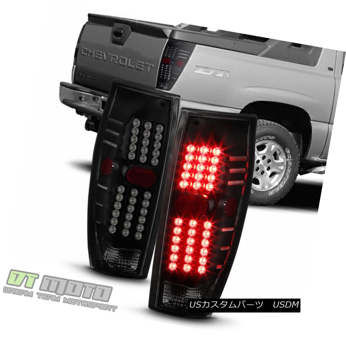 テールライト NEW Black Smoke 2002-2006 Chevy Avalanche 1500 2500 LED Tail Lights Brake Lamps NEW Black Smoke 2002-2006 Chevy Avalanche 1500 2500 LEDテールライトブレーキランプ 【並行輸入品】