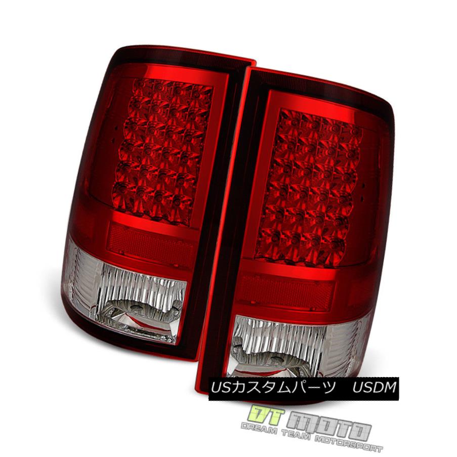 テールライト 2009-2017 Dodge Ram 1500 2500 3500 Red Clear LED Tail Lights Signal Brake Lamps 2009-2017 Dodge Ram 1500 2500 3500レッドクリアLEDテールライト信号ブレーキランプ 【並行輸入品】