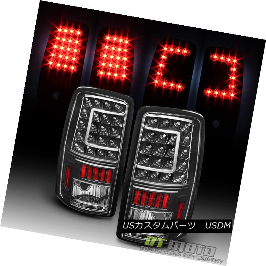 テールライト Black 2000-2006 Chevy Suburban Tahoe GMC Yukon XL LED C-Shape Tail lights Lamps ブラック2000-2006シボレー郊外タホGMCユーコンXL LED C字型テールランプランプ 【並行輸入品】