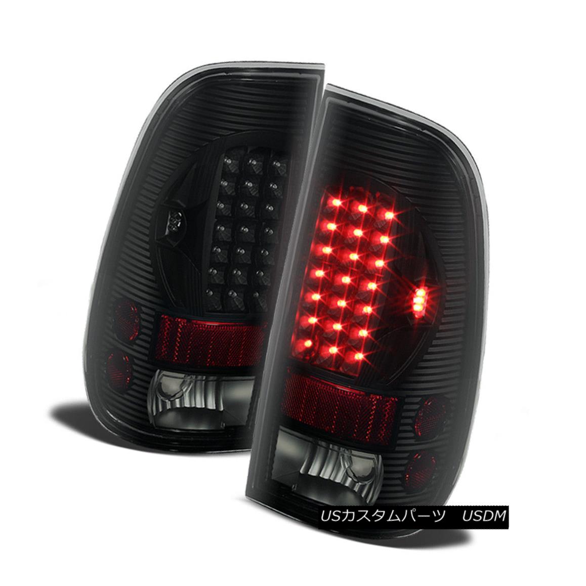 テールライト Black Smoke 1999-2007 Ford F250 Superduty 97-03 F150 LED Tail Lights Brake Lamps ブラックスモーク1999-2007フォードF250 Superduty 97-03 F150 LEDテールライトブレーキランプ 【並行輸入品】