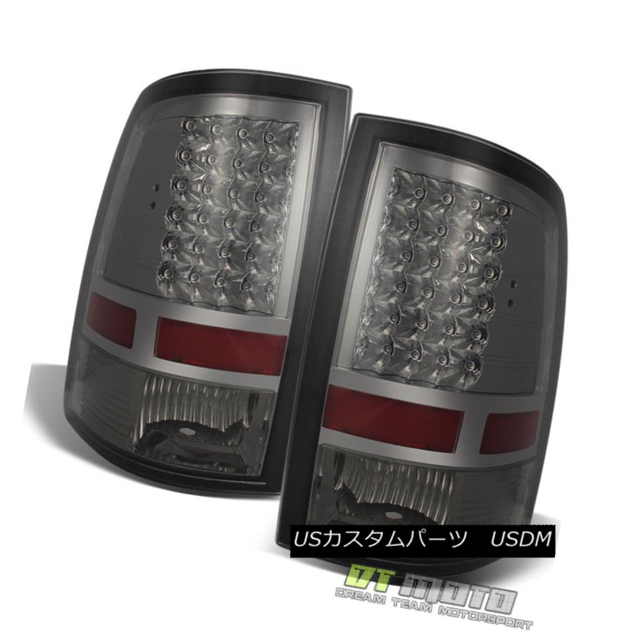 テールライト Smoked 09-17 Dodge Ram LED Tail Lights Lamps Left+Right Aftermarket 2009-2017 スモーク09-17ダッジラムLEDテールライトランプ左+右アフターマーケット2009-2017 【並行輸入品】