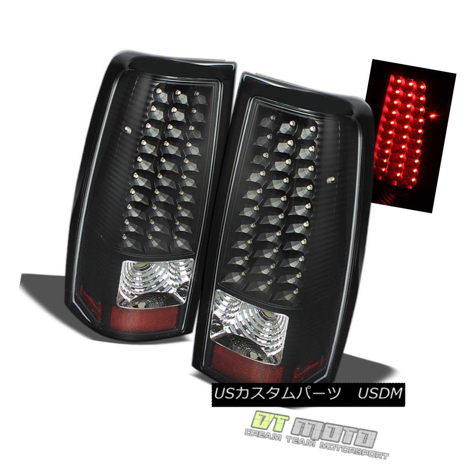 テールライト Black 1999-2002 Silverado 99-03 Sierra LED Tail Lights Brake Lamps Left+Right Black 1999-2002 Silverado 99-03 Sierra LEDテールライトブレーキランプ左+右 【並行輸入品】 35,250円