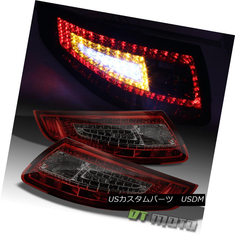 テールライト Red Smoked 05-08 Porsche 997 911 Carrera Led Tail Lights Lamps Left+Right レッドスモーク05-08ポルシェ997 911カレラLedテールライトランプ左+右 【並行輸入品】