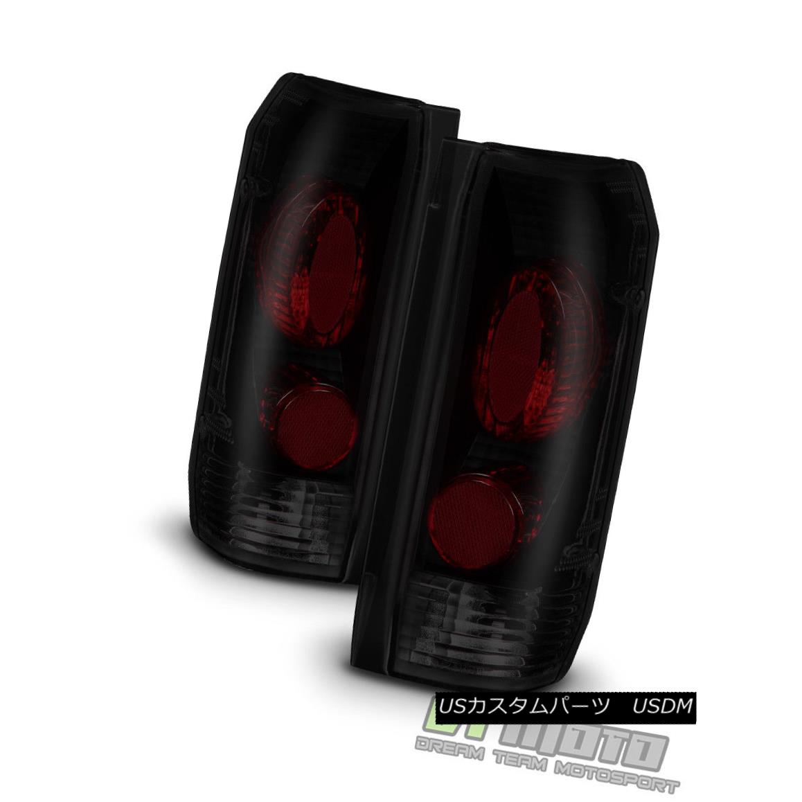 テールライト Replacement 1987-1996 Ford Bronco F150 F250 F350 Tail Lights Black Smoke Lamps 交換1987-1996 Ford Bronco F150 F250 F350テールライトブラックスモークランプ 【並行輸入品】