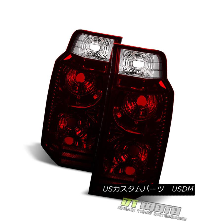 テールライト Red Smoke 2006-2010 Jeep Commander Tail Lights Lamps Aftermarket Rear Left+Right 赤い煙2006-2010ジープコマンダーテールライトランプアフターマーケット後部左+右 【並行輸入品】