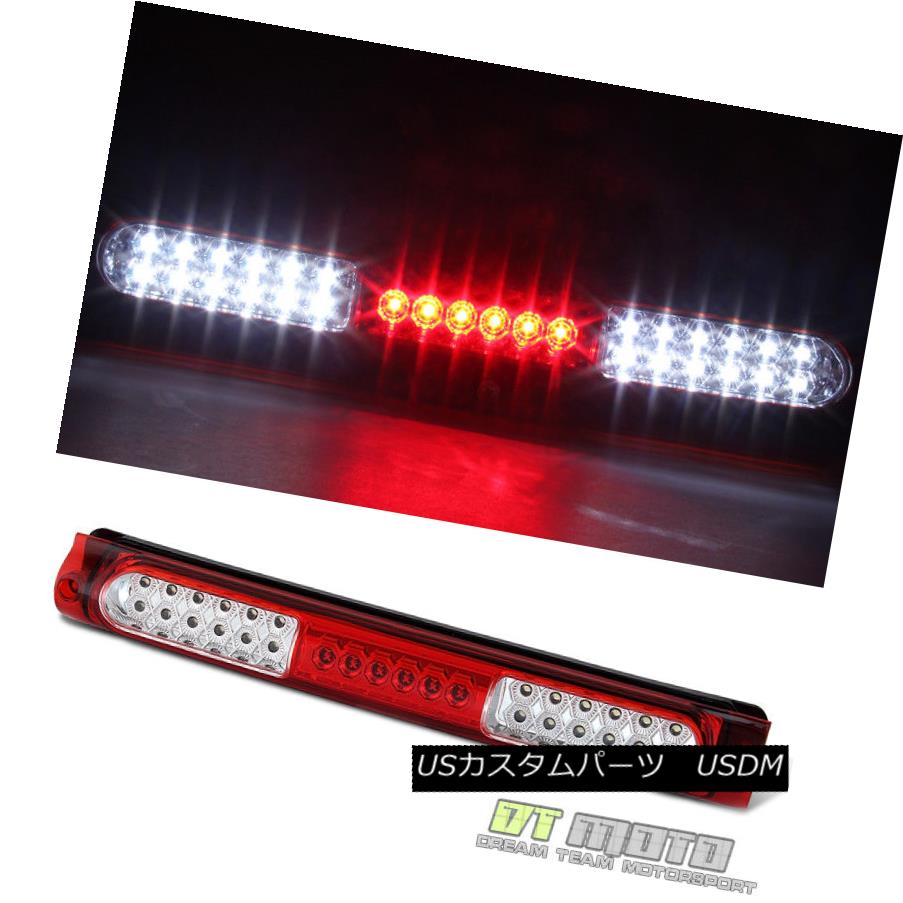 テールライト 1997-2003 Ford F150 Pickup Truck Red Clear LED 3rd Tail Brake Light Cargo Lamp 1997-2003フォードF150ピックアップトラックレッドクリアLED第3テールブレーキライトカーゴランプ 【並行輸入品】